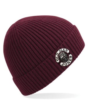 OMJ Logo Beanie - Burgundy