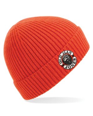 OMJ Logo Beanie - Fire Red