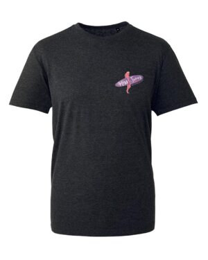 Miss Jones Classic Coordinates Tee - Black Marl