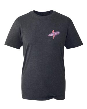 Miss Jones Classic Coordinates Tee - Dark Gray Marl