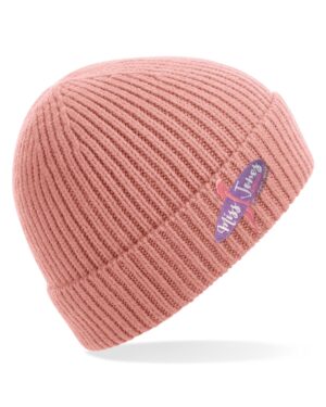 Miss Jones Logo Beanie - Blush