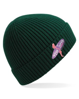 Miss Jones Logo Beanie - Bottle Green