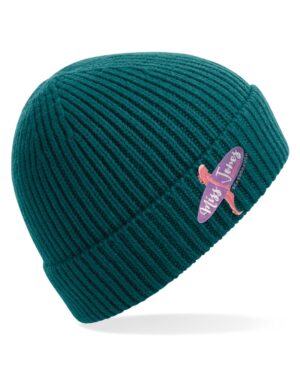 Miss Jones Logo Beanie - Ocean Green