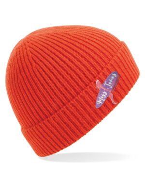Miss Jones Logo Beanie - Fire Red