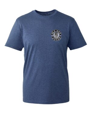 OMJ Coordinates Tee - Navy Marl