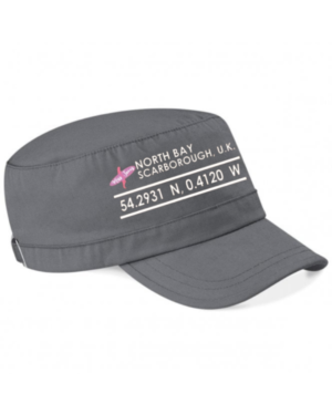 Miss Jones Army Cap - One Size, Graphite Grey