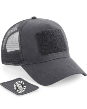 OMJ Canvas Trucker Snapback - One Size, Graphite Grey