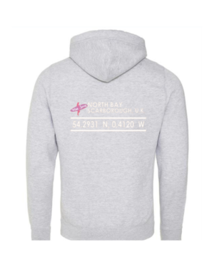 Miss Jones Cross Neck Co-Ordinate Hoodie - Heather Grey, XS (34)