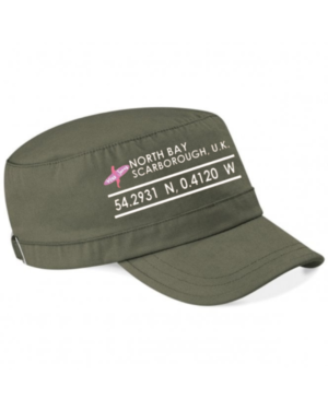 Miss Jones Army Cap - One Size, Olive Green