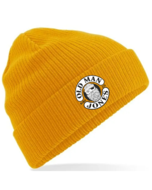 OMJ 100% Organic Beanie - One Size, Mustard