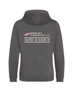 Miss Jones Cross Neck Co-Ordinate Hoodie - Charcoal, 2XL (52)