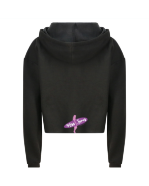 Miss Jones Stitched Cropped Hoodie