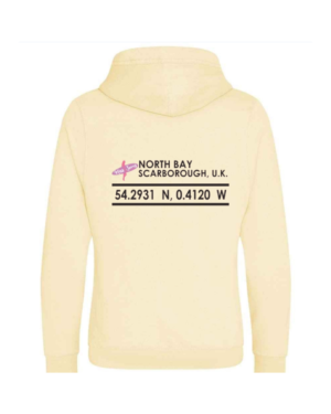 Miss Jones Cross Neck Co-Ordinate Hoodie - Vanilla Milkshake, 2XL (52)