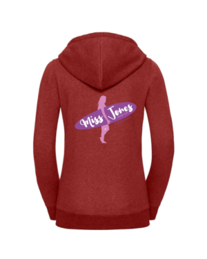 Miss Jones Logo Zipper