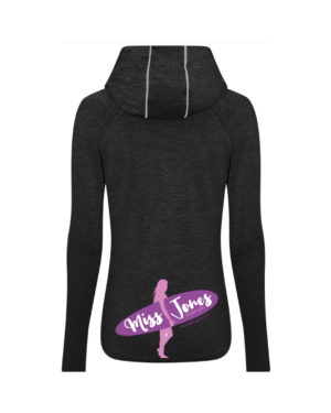 Miss Jones Logo Cowl Neck