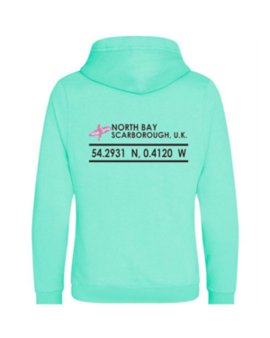 Miss Jones Cross Neck Co-Ordinate Hoodie - Peppermint, 2XL (52)
