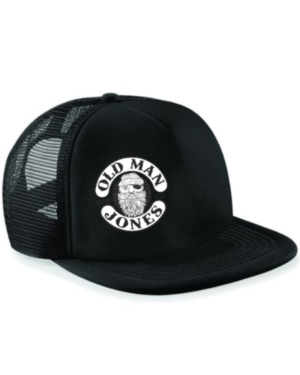 OMJ Vintage Trucker Snapback - One Size, Black