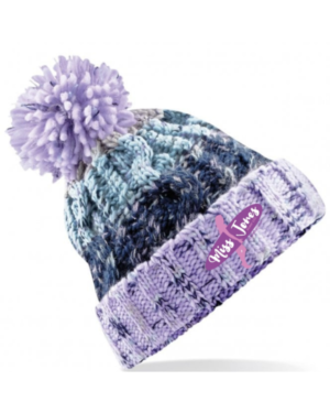 Miss Jones Corkscrew Pom Pom - One Size, Lavender Fizz
