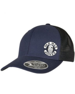 OMJ Logo Trucker Snapback - One Size, Navy
