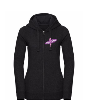 Miss Jones Logo Zipper - Charcoal, XS (8)