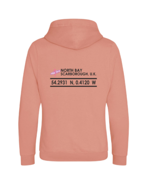 Miss Jones Cross Neck Co-Ordinate Hoodie - Dusty Pink, XS (34)
