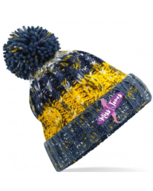 Miss Jones Corkscrew Pom Pom - One Size, Morning Frost