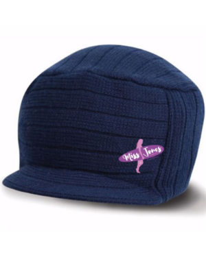 Miss Jones Urban Knitted Hat - One Size, Navy
