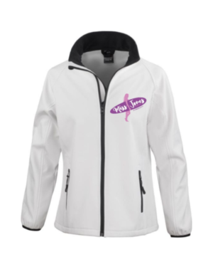 Miss Jones Core Softshell Jacket - White, 2XL (18)
