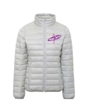 Miss Jones Terrain Padded Jacket - Silver, 2XL (18)