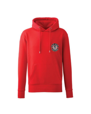 OMJ Organic Stitched Logo Hoodie - Coral, 3XL (56)