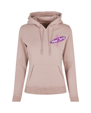 Miss Jones 100% Organic Hoodie - Dusk Rose, 5XL (56)