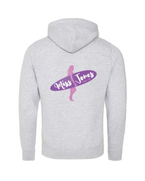 Miss Jones Cross Neck Logo Hoodie