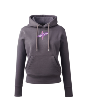 Miss Jones Recycled Polyester Hoodie - Charcoal, M (12)