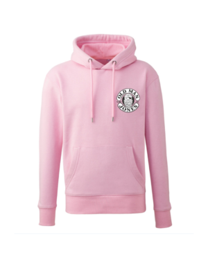 OMJ Organic Stitched Logo Hoodie - Baby Pink, 3XL (56)
