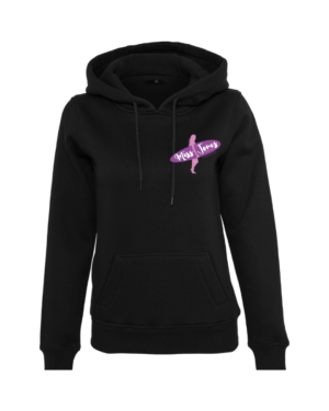 Miss Jones 100% Organic Hoodie - Black, 4XL (54)