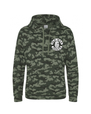 OMJ Ringspun Camo Hoodie - Green, M (40)