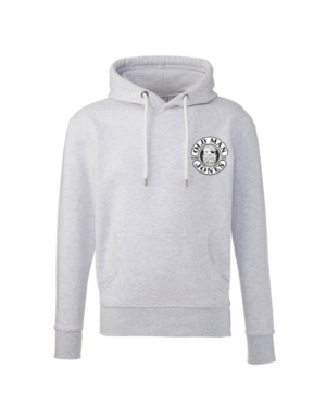 OMJ Organic Stitched Logo Hoodie - Ash Grey, 3XL (56)