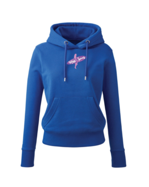 Miss Jones Recycled Polyester Hoodie - Royal, XS (8)