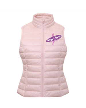 Miss Jones Terrain Padded Gilet - Cloud Pink, XL (16)