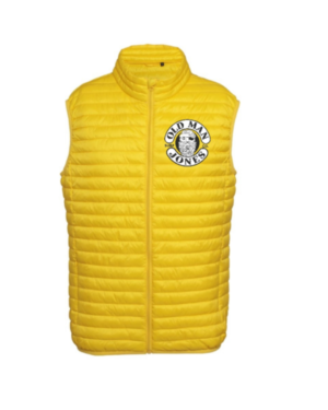 OMJ Fineline Padded Gilet - Yellow, 2XL (48)