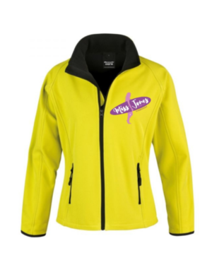 Miss Jones Core Softshell Jacket - Yellow, 2XL (18)