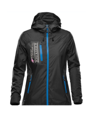 Miss Jones Olympia Shell - Black & Azure Blue, XL (47)