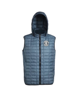 OMJ Honeycomb Hooded Gilet - Steel, XL (46)