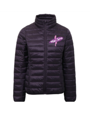 Miss Jones Terrain Padded Jacket - Aubergine, 2XL (18)