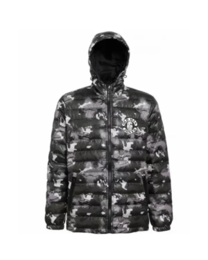 OMJ Padded Quilt Lined Jacket - Camo & Green, 2XL (48)