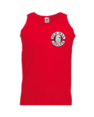 Fine Knit Small Logo Athletic Vest - Classic Red, 3XL (52)