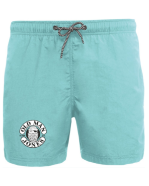 OMJ Elasticated Swim Shorts - Turquoise Surf, S (32)