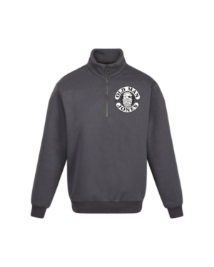 OMJ Pro 1/4 Zip Sweater - Seal Grey, 4XL (53)