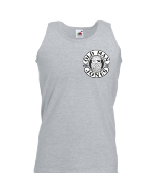 Fine Knit Small Logo Athletic Vest - Heather Grey, 4XL (55)