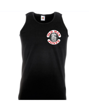 Fine Knit Small Logo Athletic Vest - Black, 5XL (58)